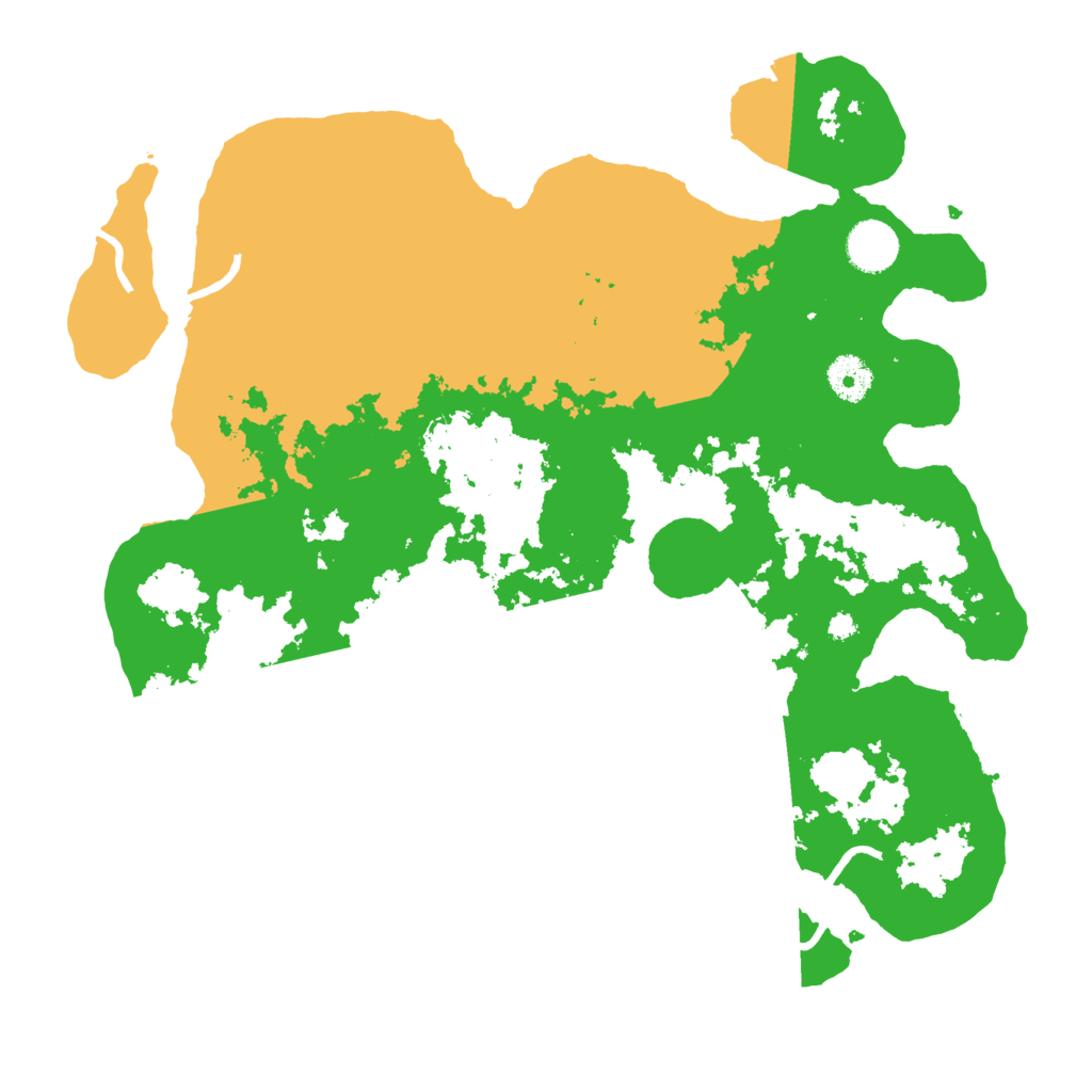 Biome Rust Map: Procedural Map, Size: 3700, Seed: 77182377