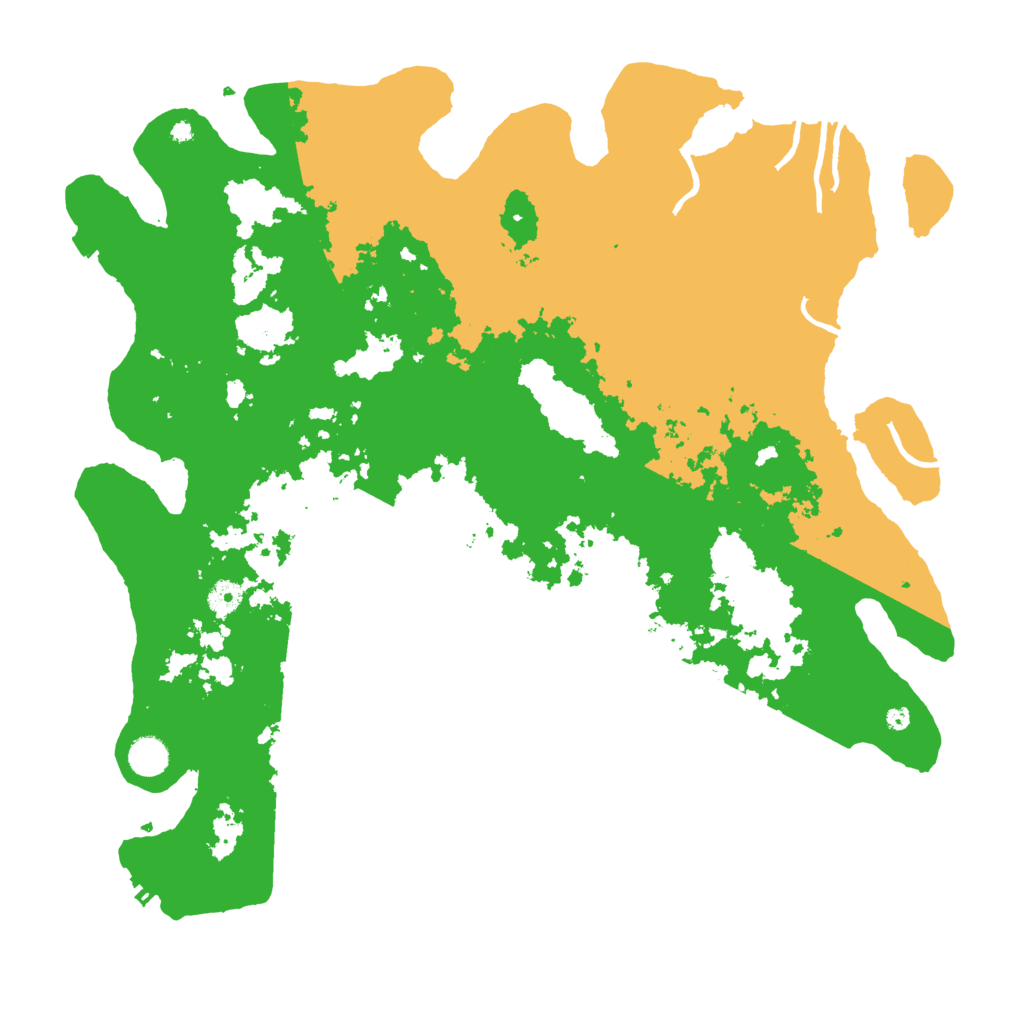 Biome Rust Map: Procedural Map, Size: 4500, Seed: 146147957