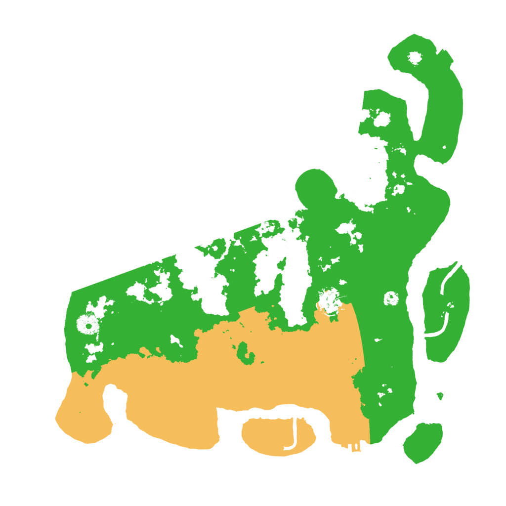 Biome Rust Map: Procedural Map, Size: 3500, Seed: 171841762