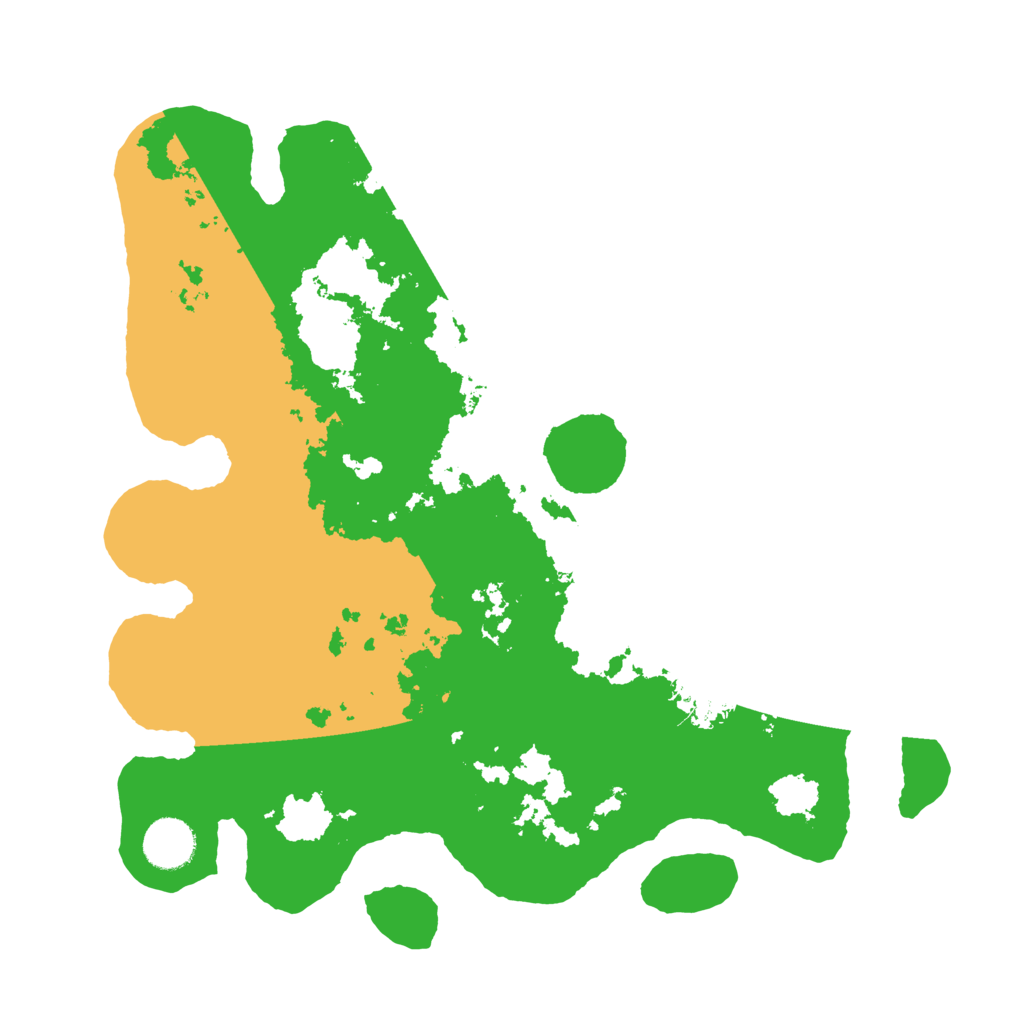 Biome Rust Map: Barren, Size: 3500, Seed: 5346457