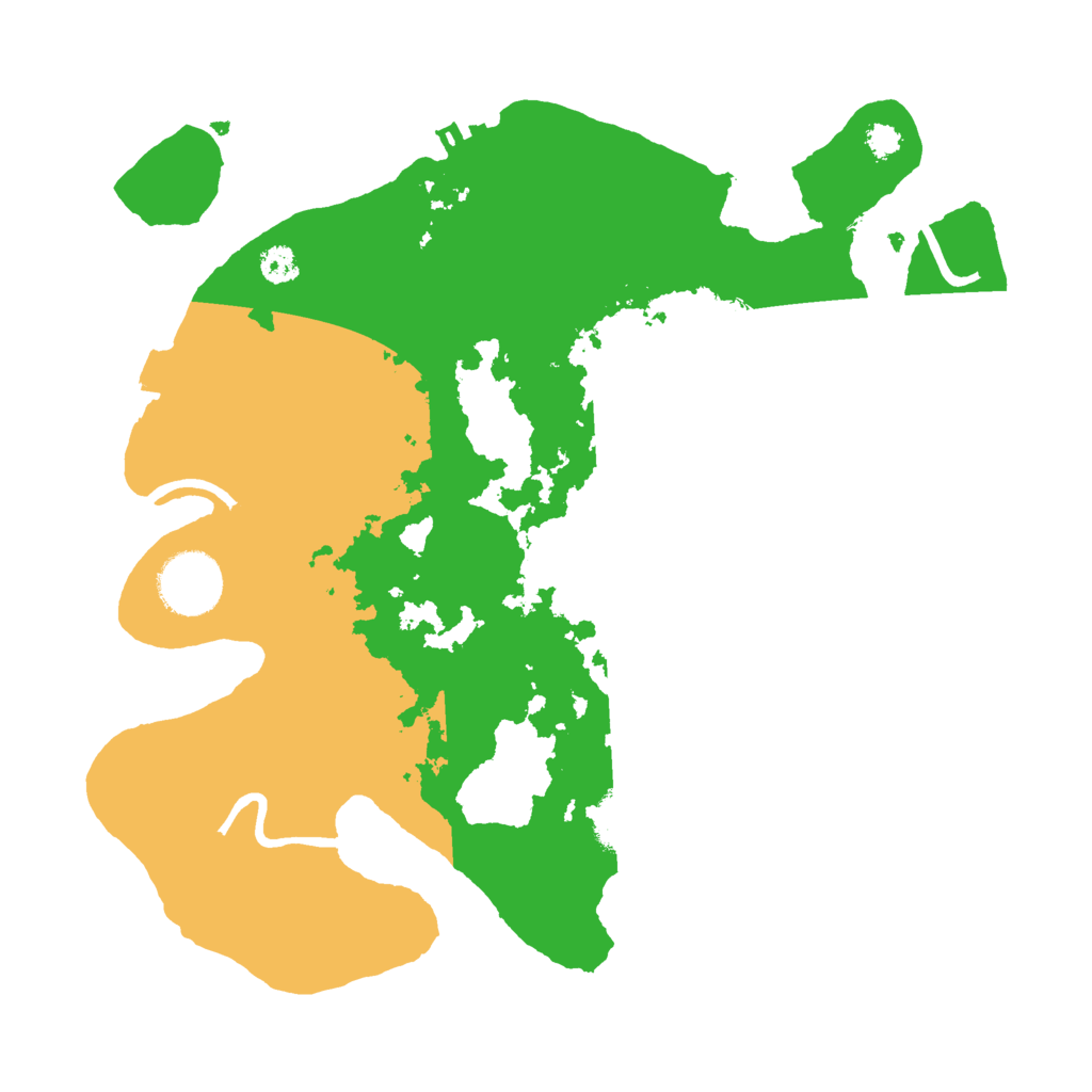 Biome Rust Map: Procedural Map, Size: 3000, Seed: 1688621679