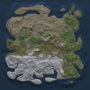 Thumbnail Rust Map: Procedural Map, Size: 4250, Seed: 558131887, 19 Monuments