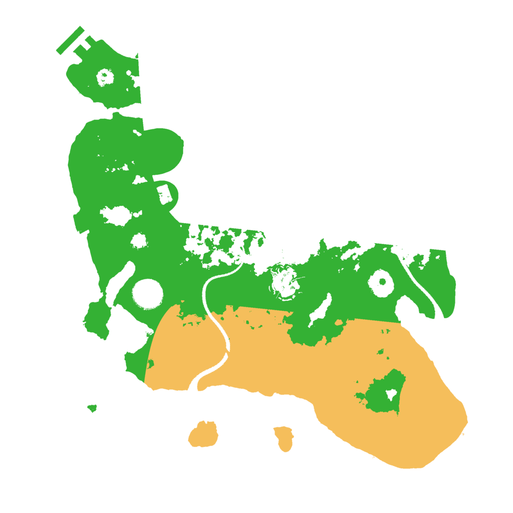 Biome Rust Map: Procedural Map, Size: 3000, Seed: 24141622