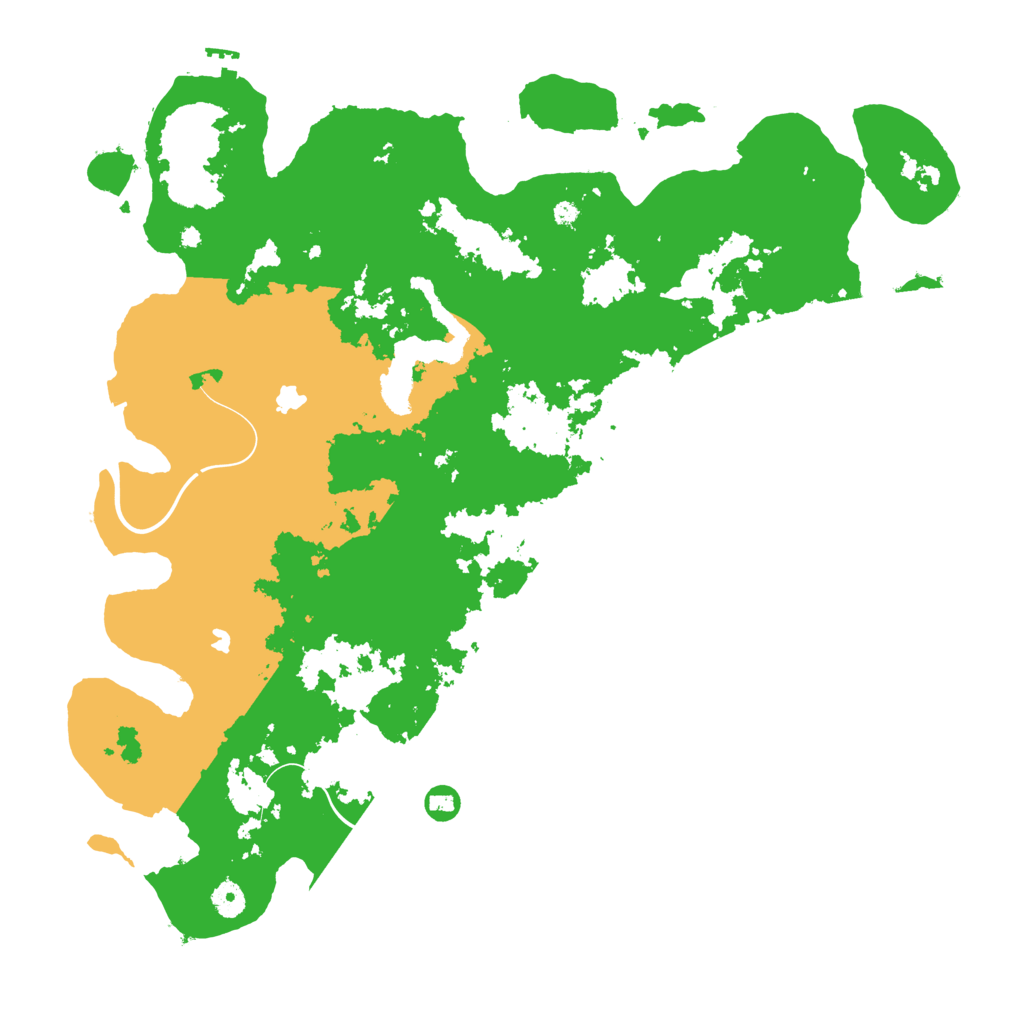 Biome Rust Map: Procedural Map, Size: 4500, Seed: 1422091399