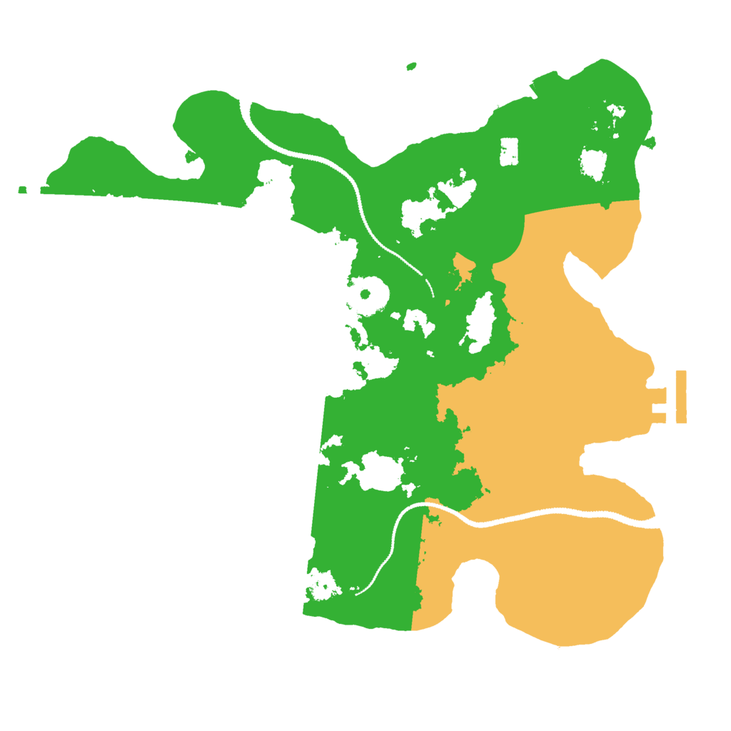 Biome Rust Map: Procedural Map, Size: 2800, Seed: 76765432