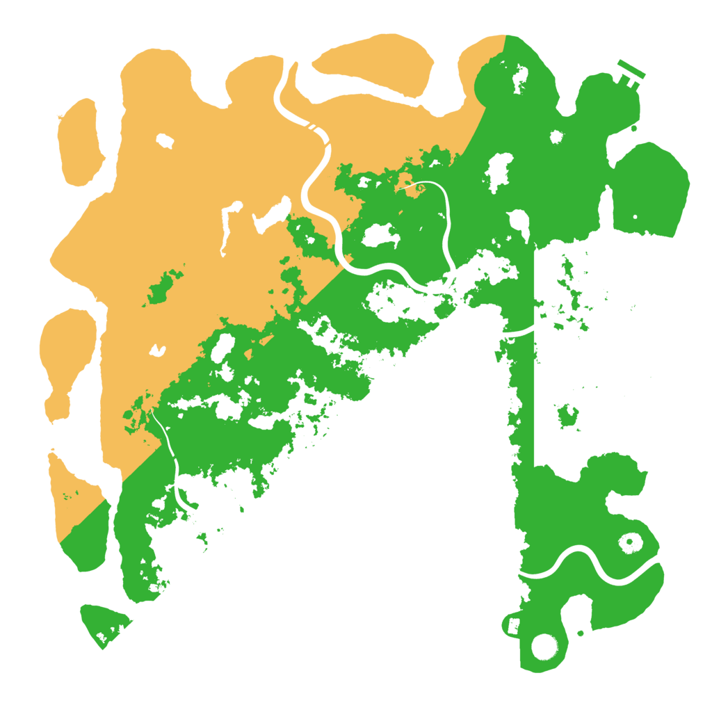Biome Rust Map: Procedural Map, Size: 4800, Seed: 646273808