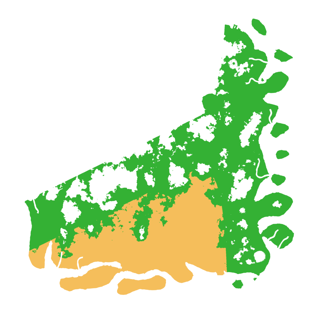 Biome Rust Map: Procedural Map, Size: 5000, Seed: 63603526