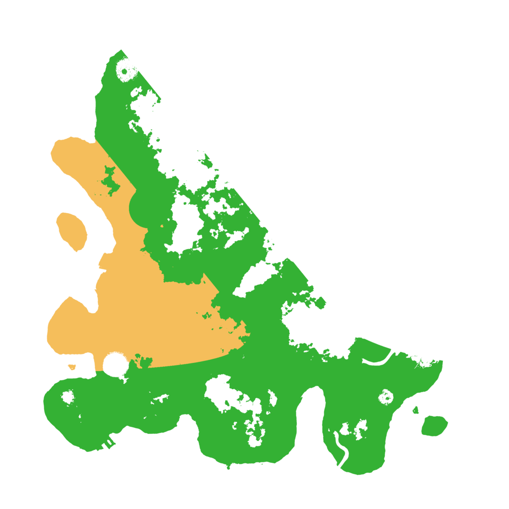 Biome Rust Map: Procedural Map, Size: 3600, Seed: 79221747