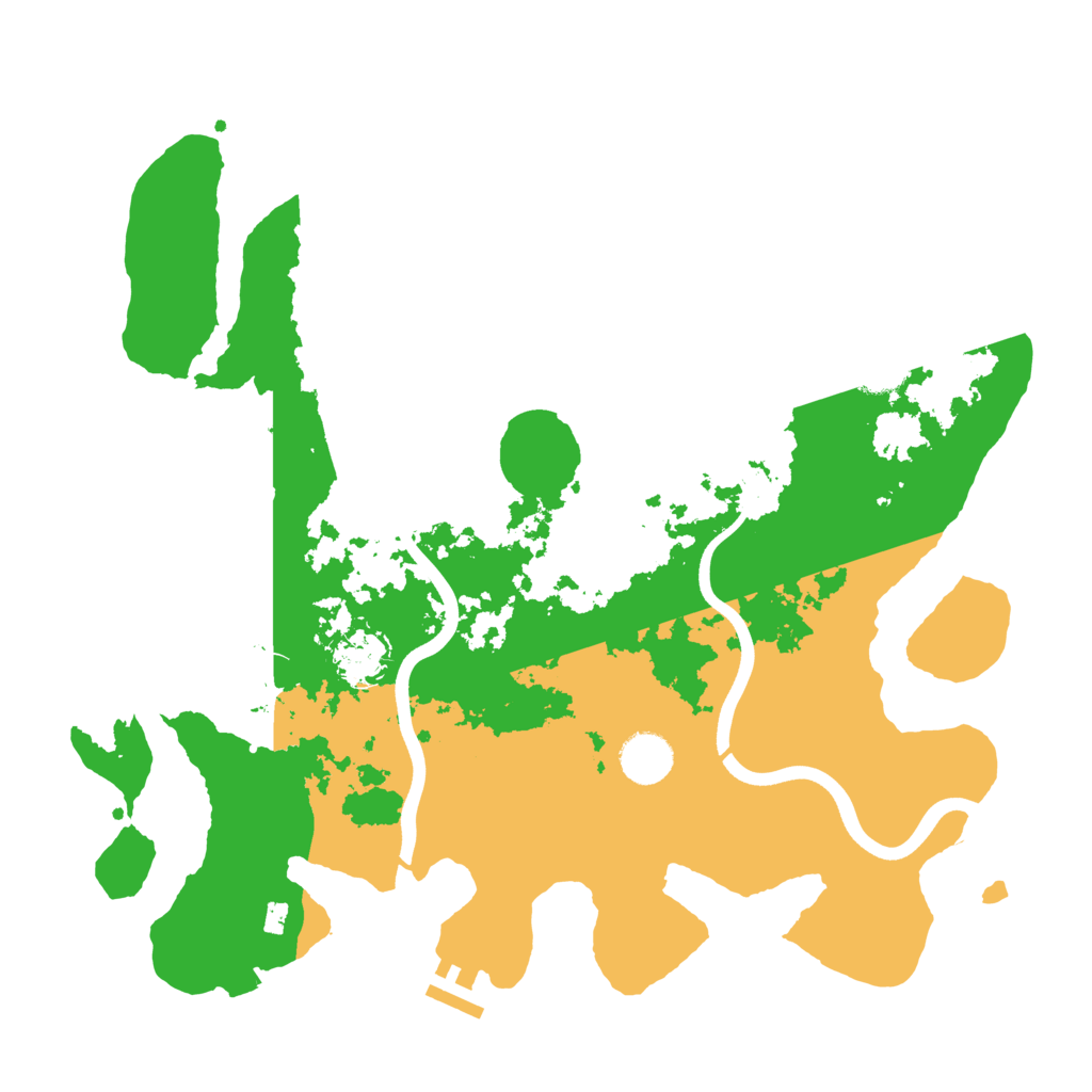 Biome Rust Map: Procedural Map, Size: 3700, Seed: 804936234
