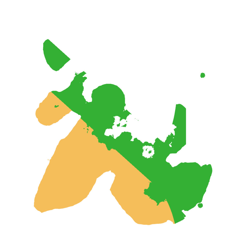 Biome Rust Map: Procedural Map, Size: 2000, Seed: 1446548359