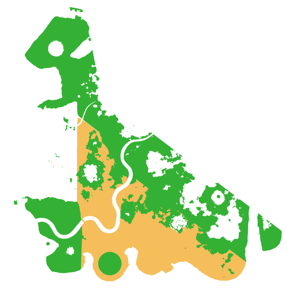 Biome Rust Map: Procedural Map, Size: 3500, Seed: 397666094