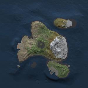 Thumbnail Rust Map: Procedural Map, Size: 1750, Seed: 1433554125, 5 Monuments