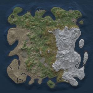 Thumbnail Rust Map: Procedural Map, Size: 4250, Seed: 101786498, 17 Monuments