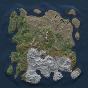 Thumbnail Rust Map: Procedural Map, Size: 3750, Seed: 1477036372, 16 Monuments