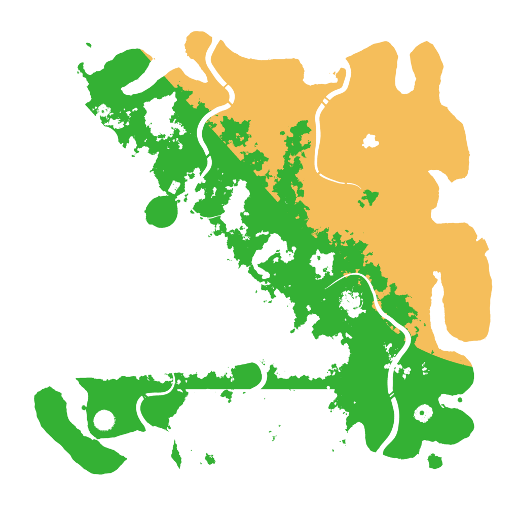 Biome Rust Map: Procedural Map, Size: 4374, Seed: 1048035305