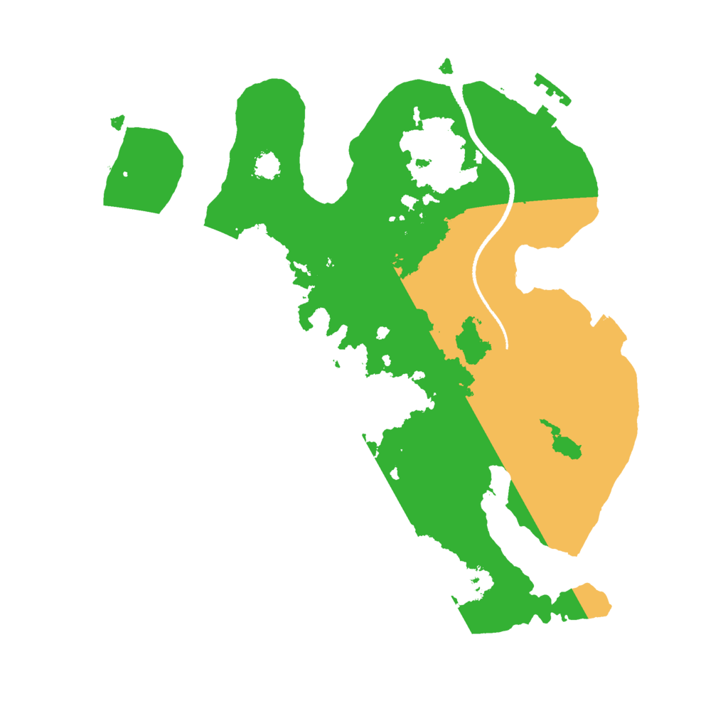 Biome Rust Map: Procedural Map, Size: 2500, Seed: 1520034220