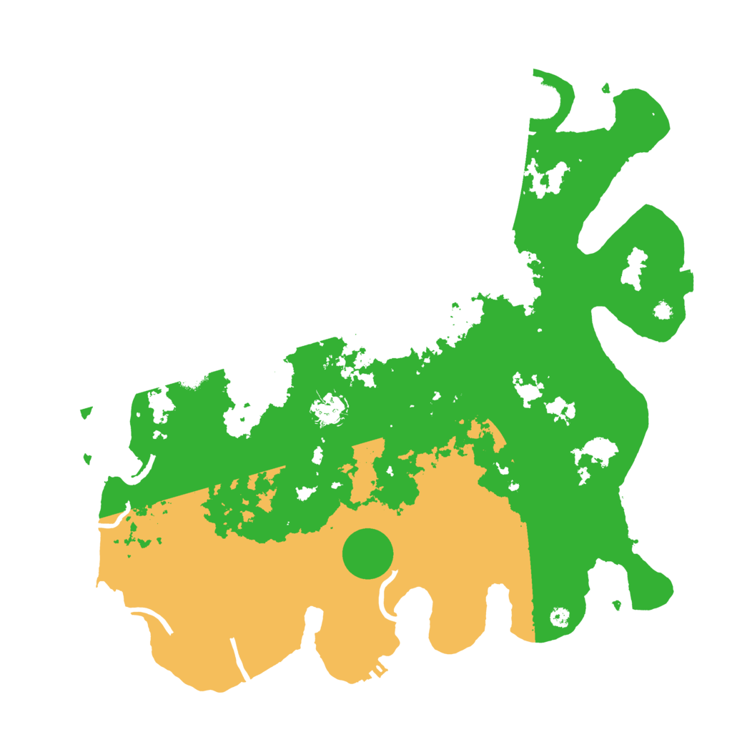Biome Rust Map: Procedural Map, Size: 3800, Seed: 181207