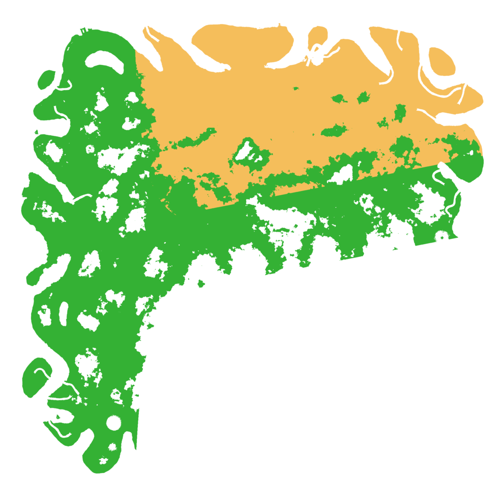 Biome Rust Map: Procedural Map, Size: 6000, Seed: 143001