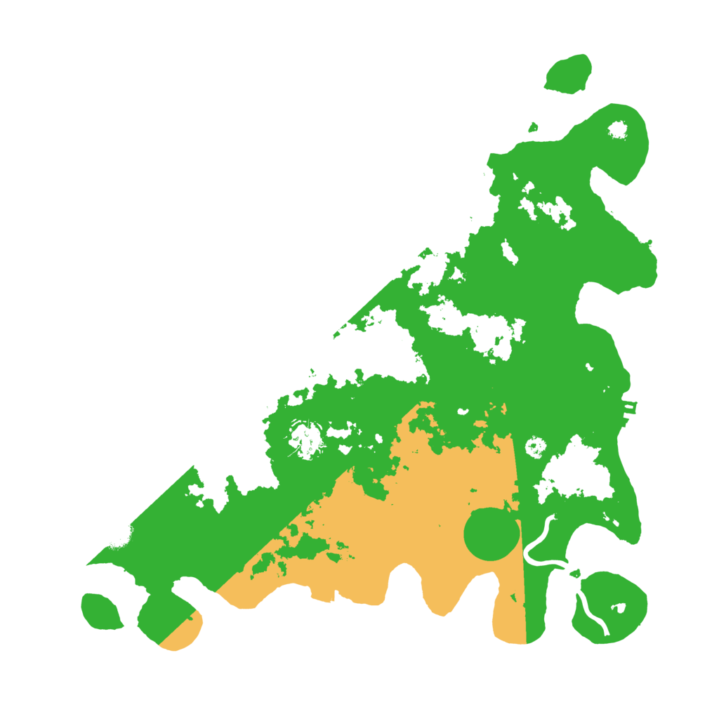 Biome Rust Map: Procedural Map, Size: 3550, Seed: 13906