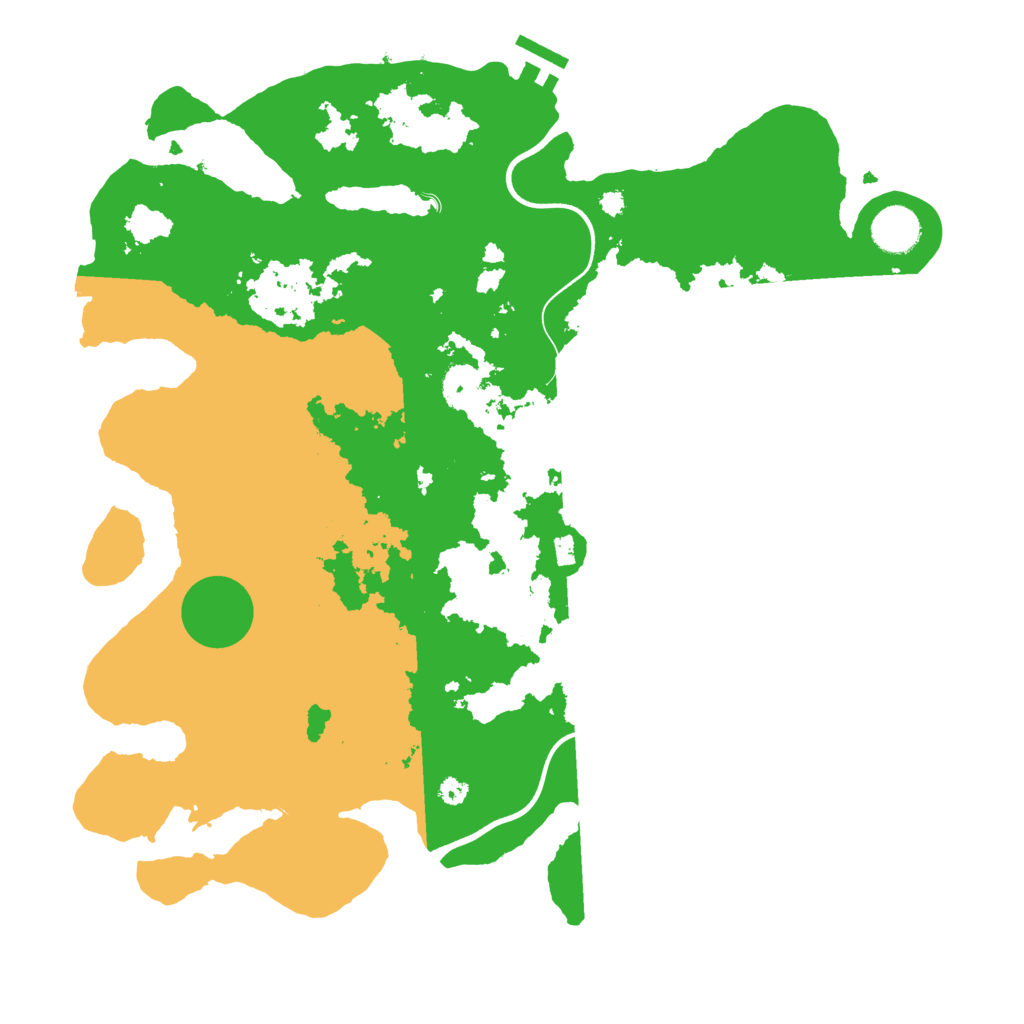 Biome Rust Map: Procedural Map, Size: 3750, Seed: 1479909951