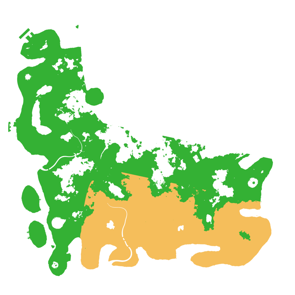 Biome Rust Map: Procedural Map, Size: 4500, Seed: 412826884