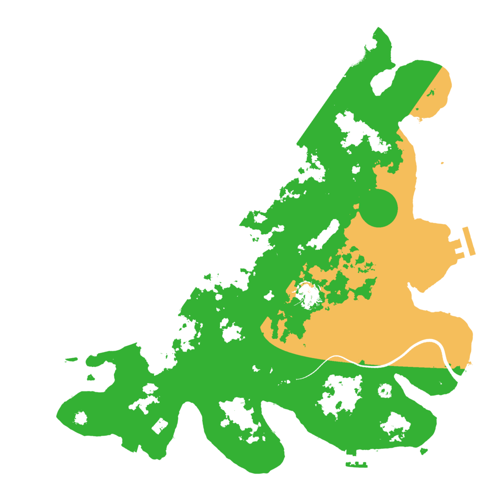 Biome Rust Map: Procedural Map, Size: 3500, Seed: 1310099162