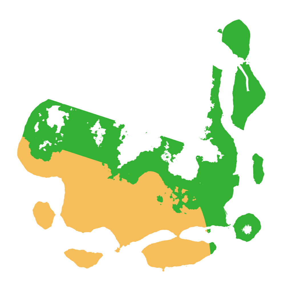 Biome Rust Map: Procedural Map, Size: 3000, Seed: 81438