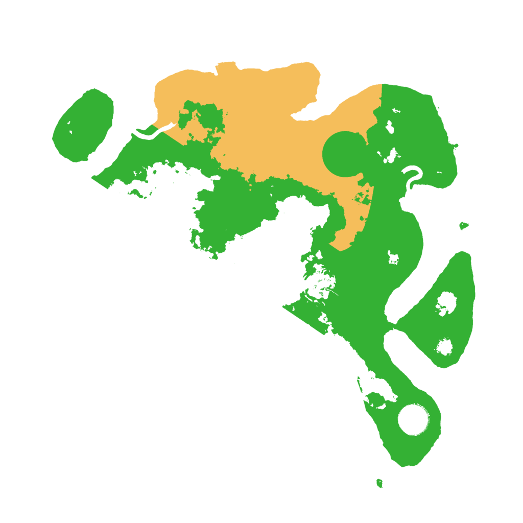 Biome Rust Map: Procedural Map, Size: 3000, Seed: 8926