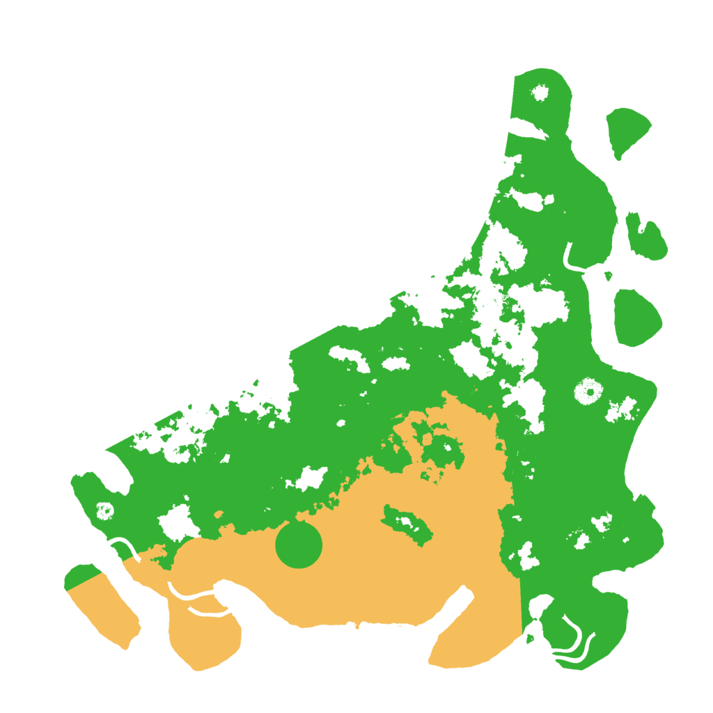 Biome Rust Map: Procedural Map, Size: 4000, Seed: 13816