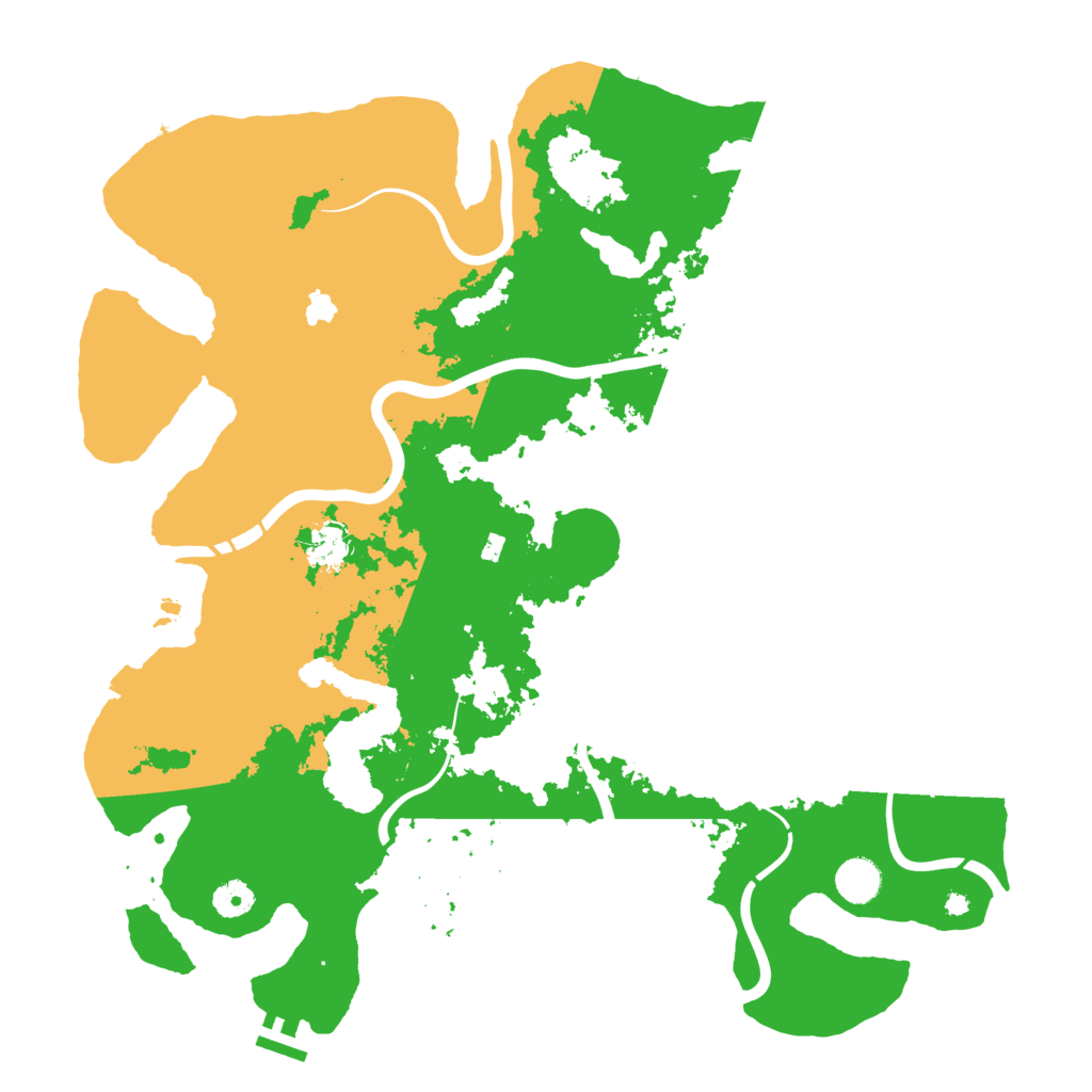 Biome Rust Map: Procedural Map, Size: 4250, Seed: 30720194