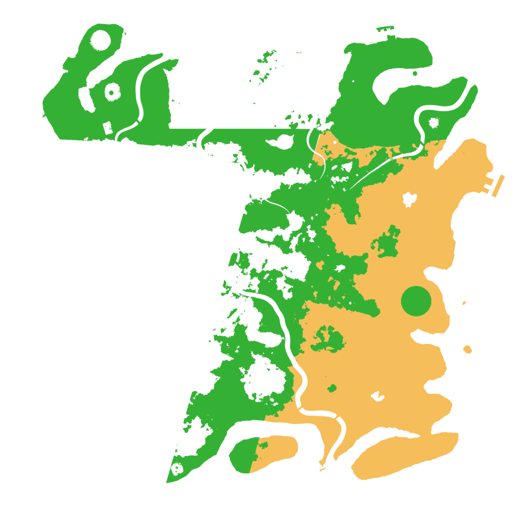Biome Rust Map: Procedural Map, Size: 4500, Seed: 913716165