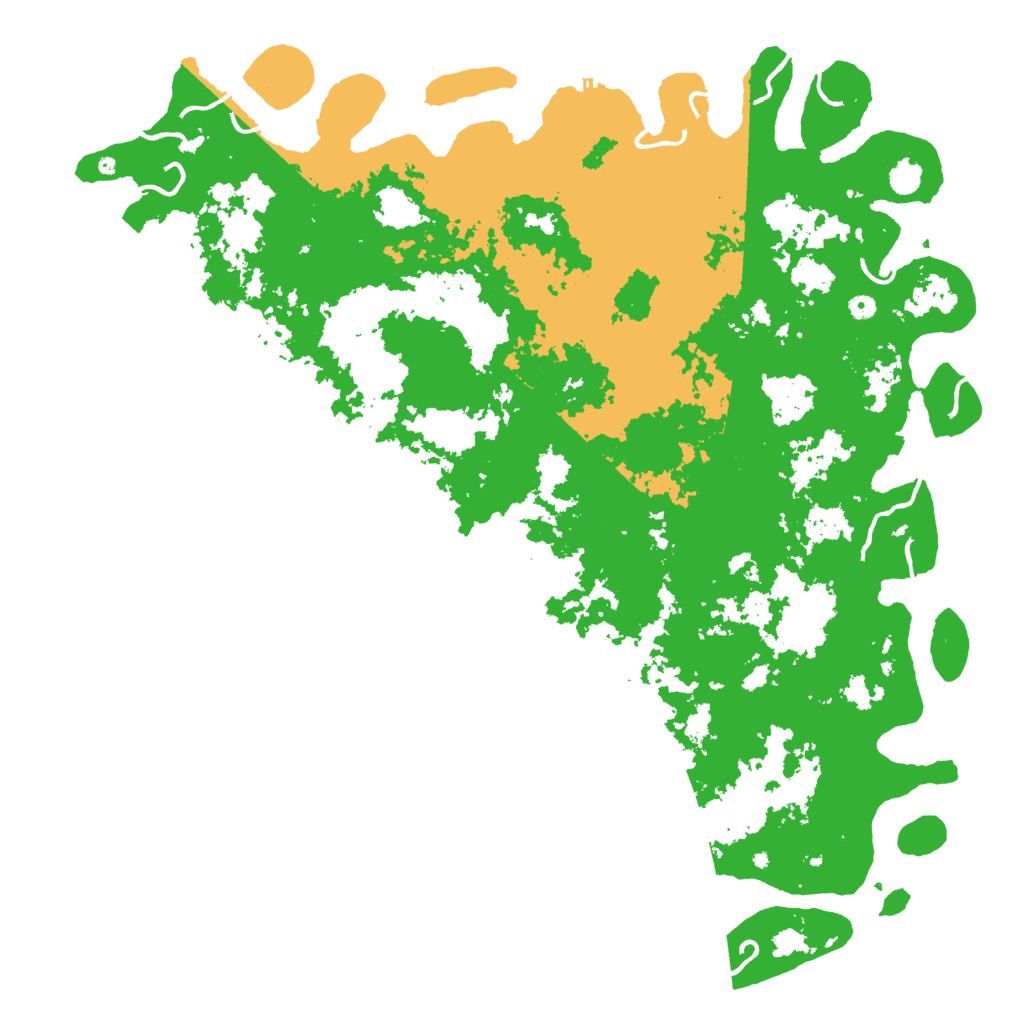 Biome Rust Map: Procedural Map, Size: 6000, Seed: 56779