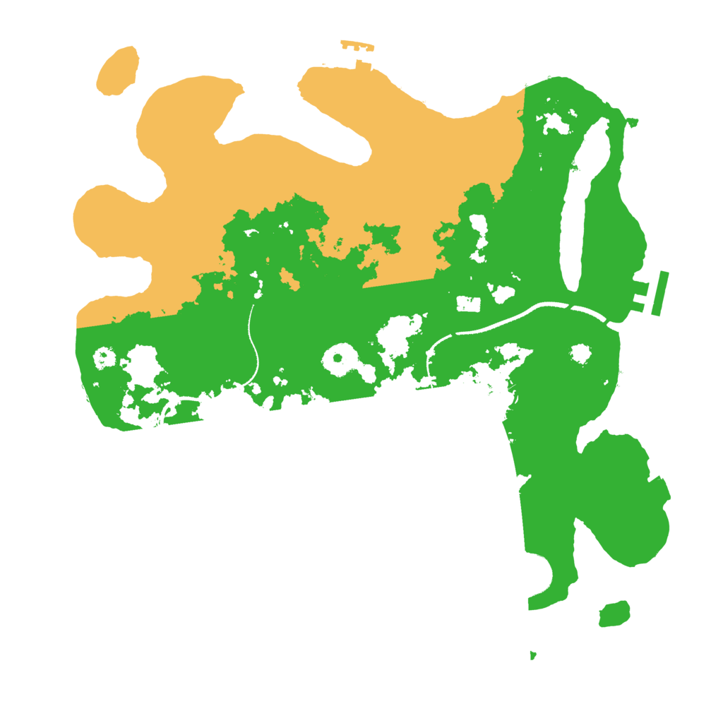 Biome Rust Map: Procedural Map, Size: 3250, Seed: 886699429