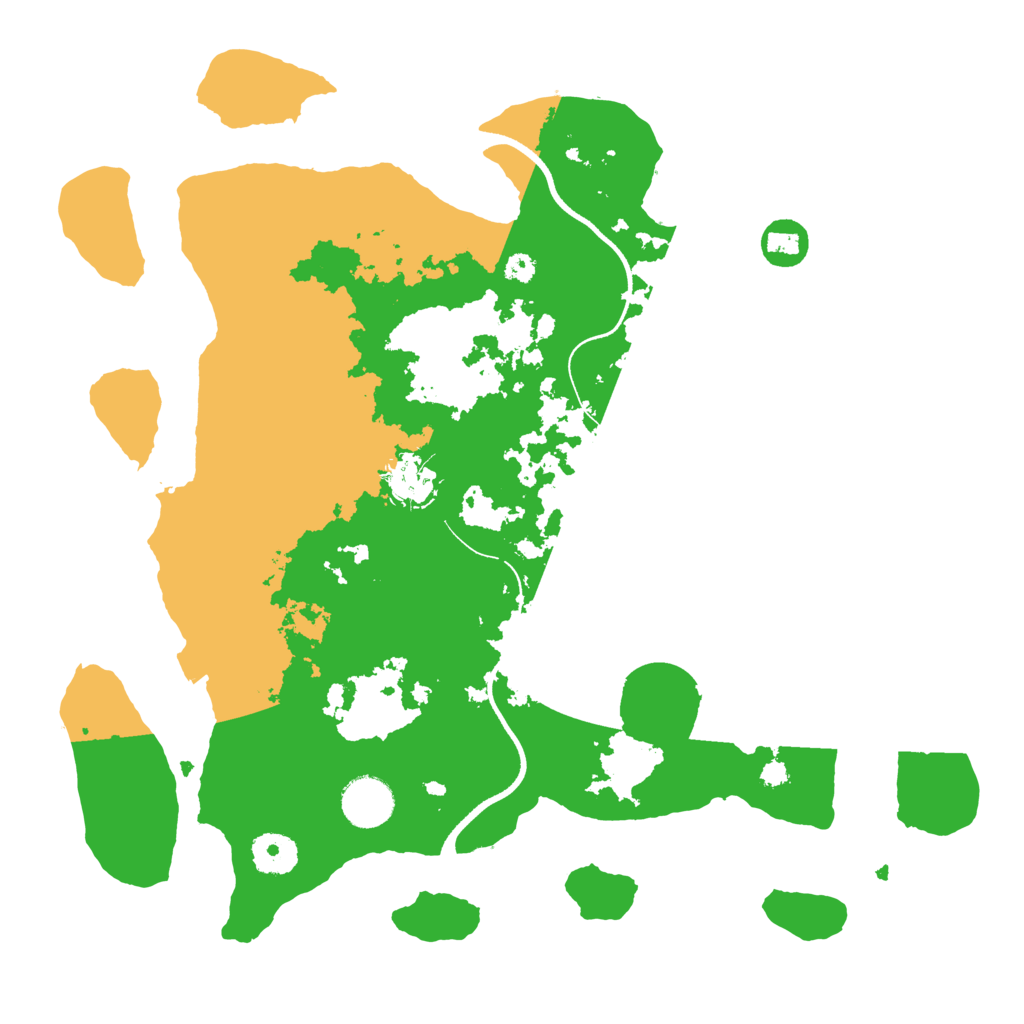 Biome Rust Map: Procedural Map, Size: 3500, Seed: 636676745