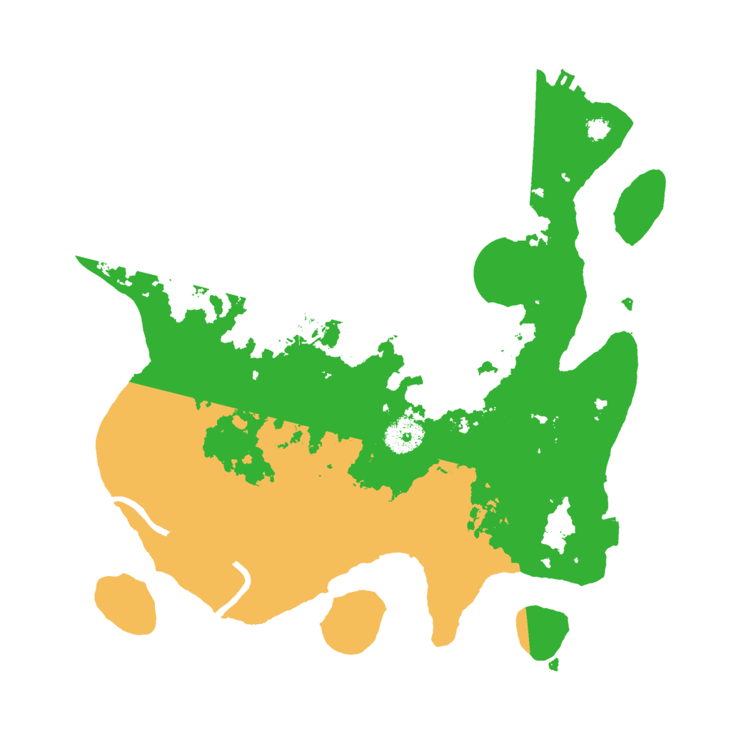 Biome Rust Map: Procedural Map, Size: 3000, Seed: 1238153334