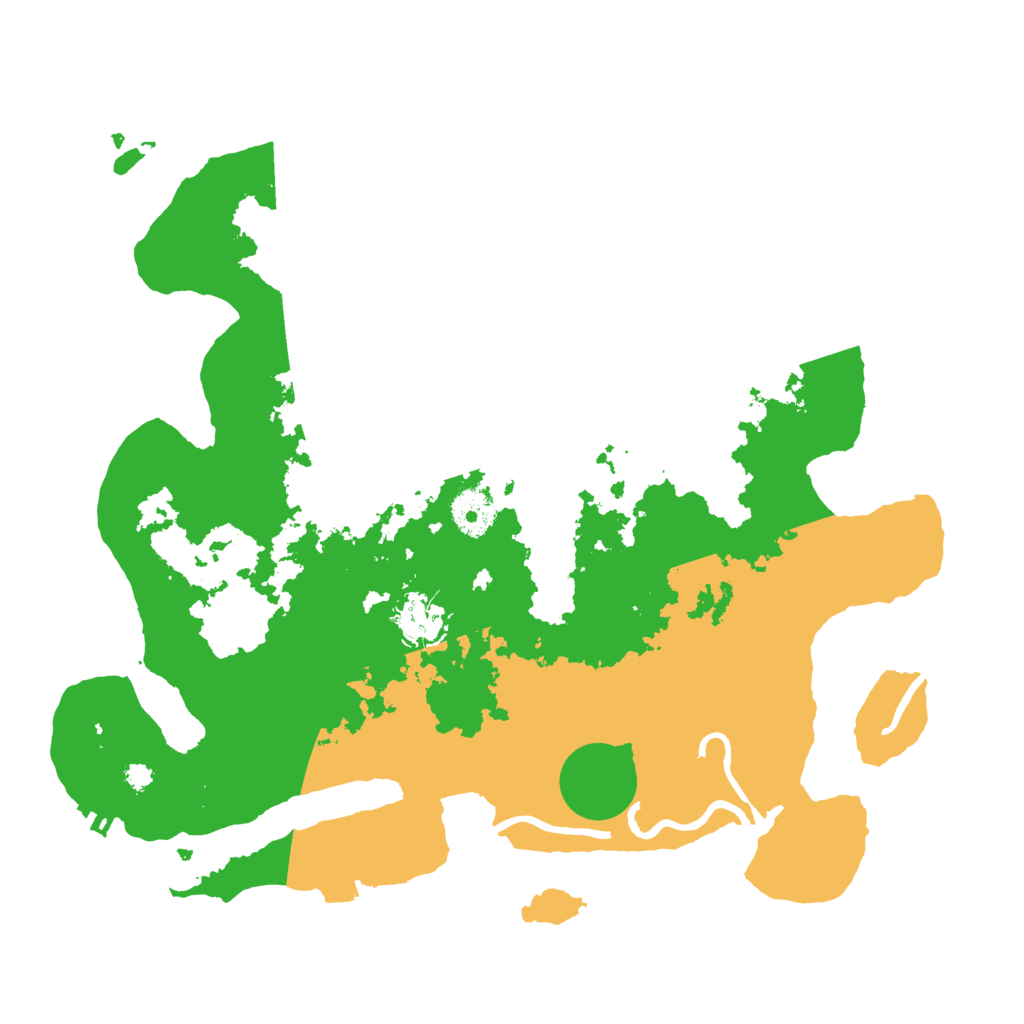 Biome Rust Map: Procedural Map, Size: 3500, Seed: 128094020