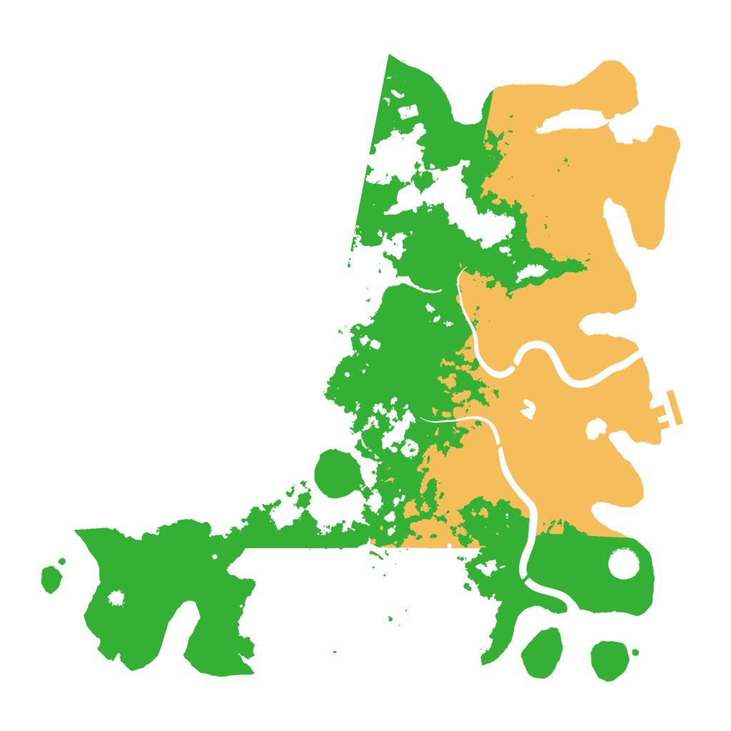 Biome Rust Map: Procedural Map, Size: 4200, Seed: 1316479318