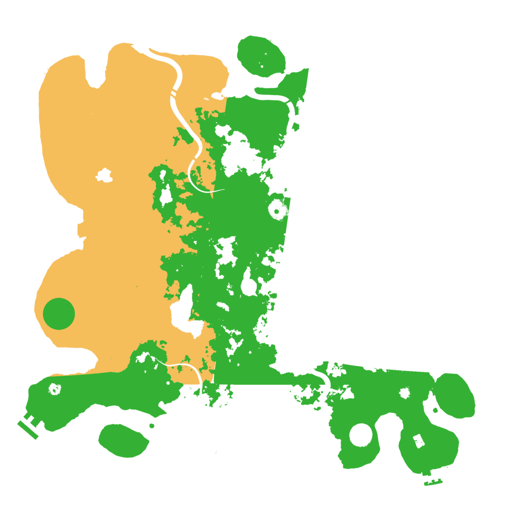 Biome Rust Map: Procedural Map, Size: 4250, Seed: 428946047