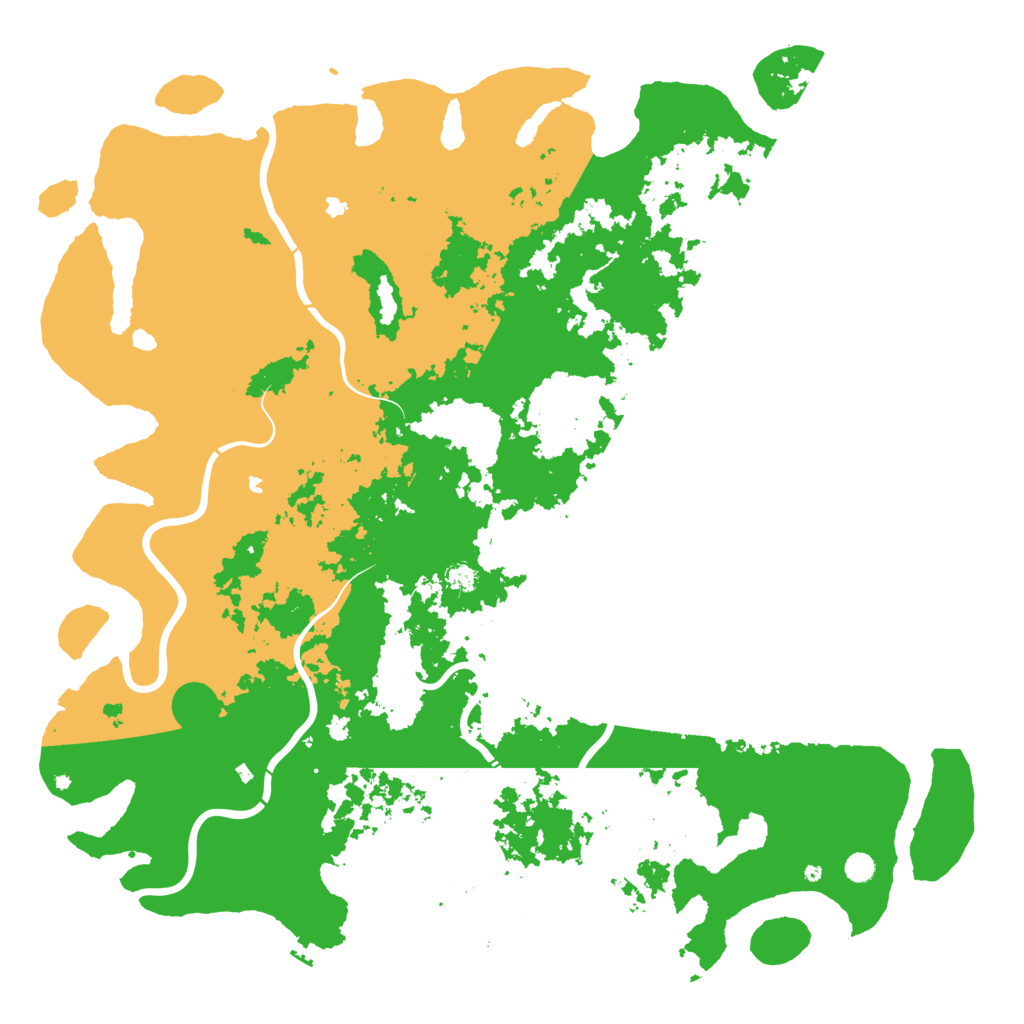 Biome Rust Map: Procedural Map, Size: 6000, Seed: 147946858