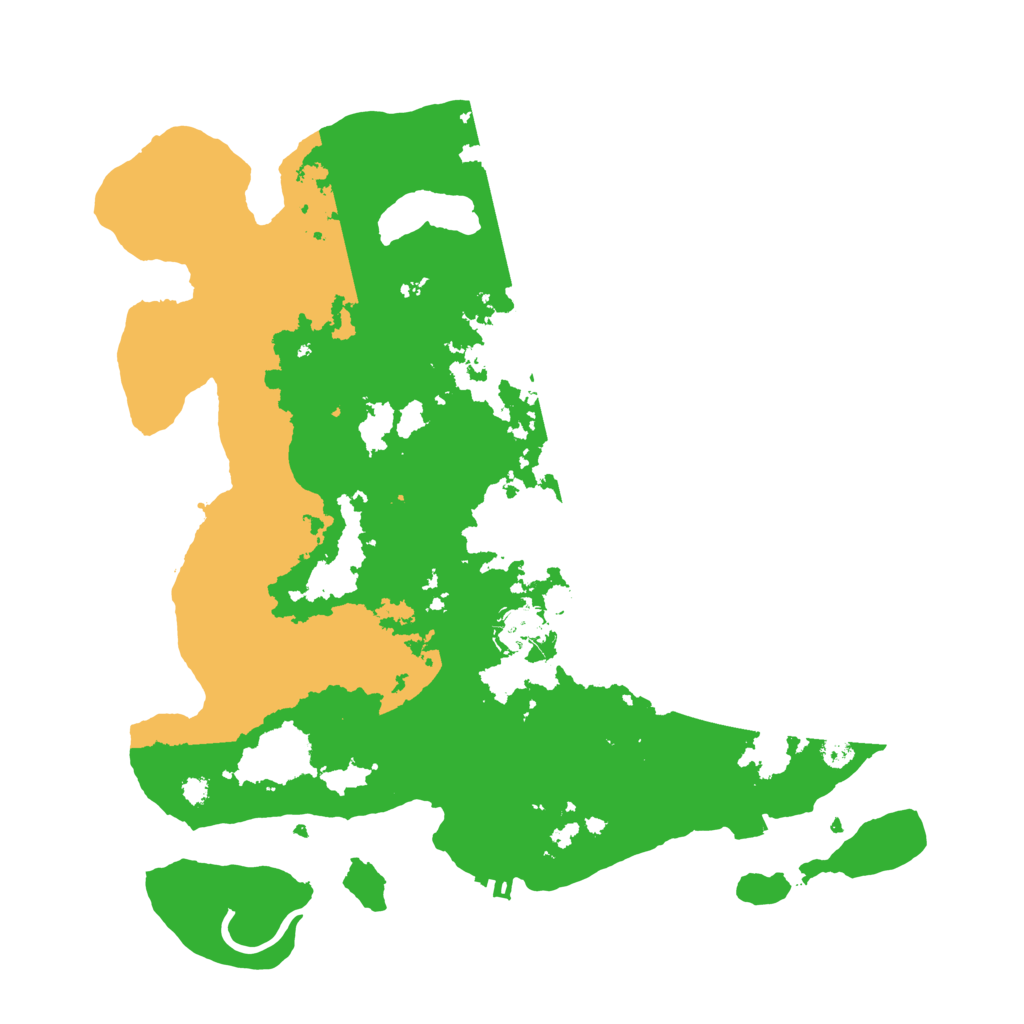 Biome Rust Map: Procedural Map, Size: 3500, Seed: 1084894172