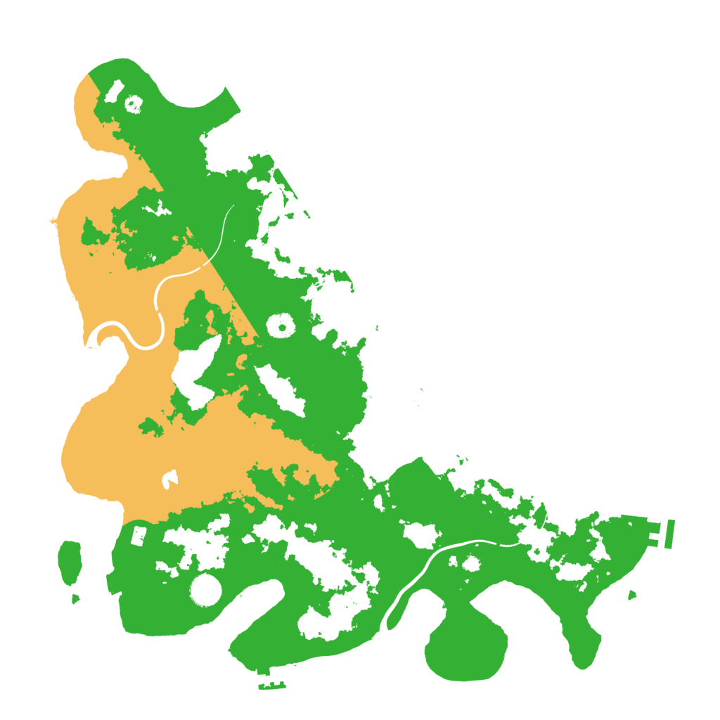 Biome Rust Map: Procedural Map, Size: 4000, Seed: 958555755