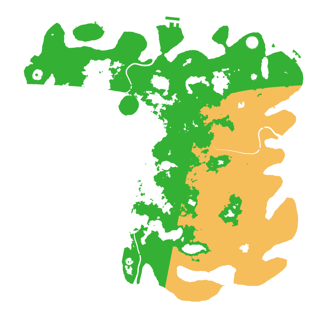 Biome Rust Map: Procedural Map, Size: 4500, Seed: 1334947389