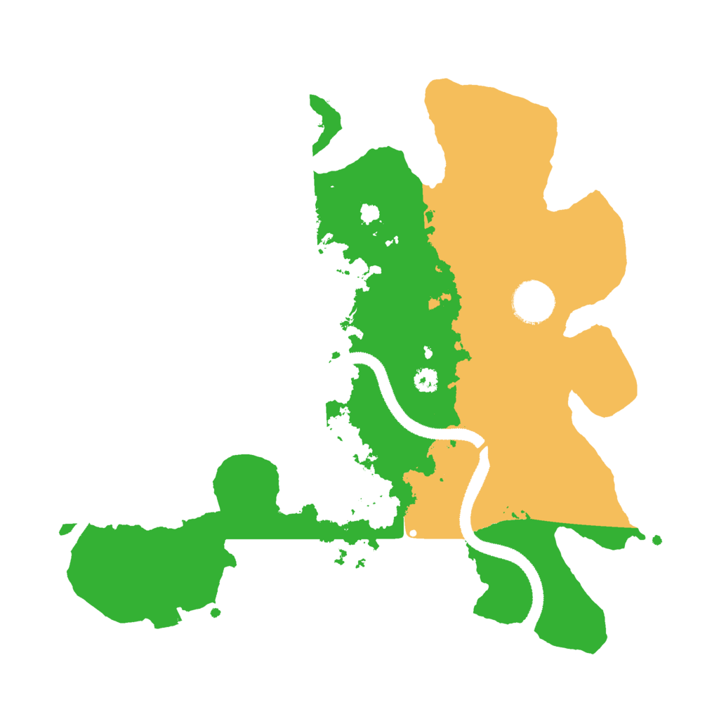 Biome Rust Map: Procedural Map, Size: 3000, Seed: 1085738608