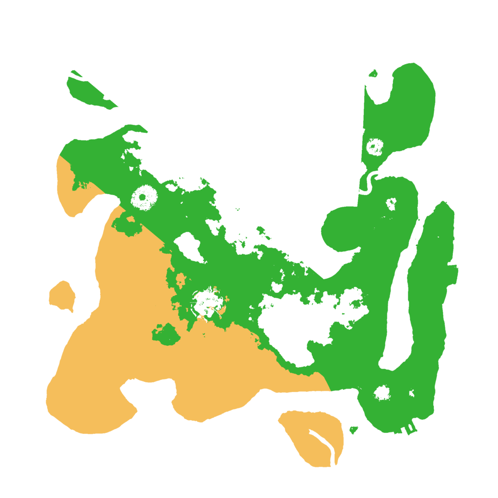 Biome Rust Map: Procedural Map, Size: 3000, Seed: 1984788918