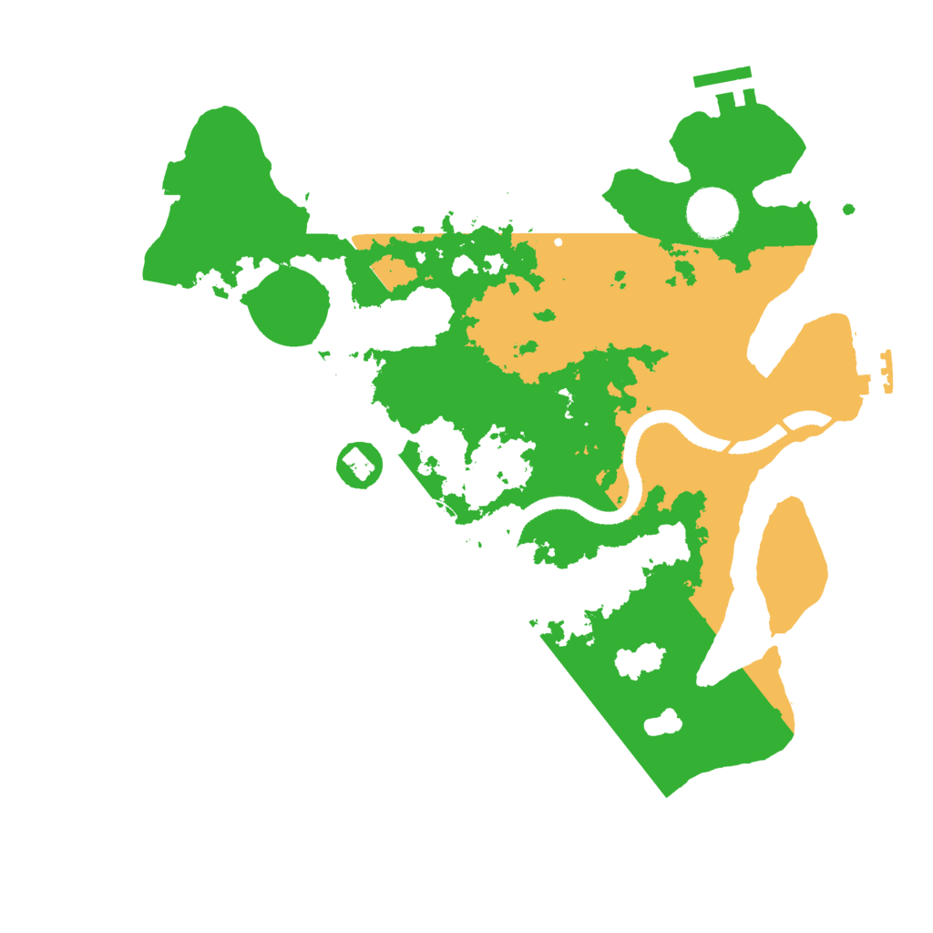 Biome Rust Map: Procedural Map, Size: 3250, Seed: 121738848