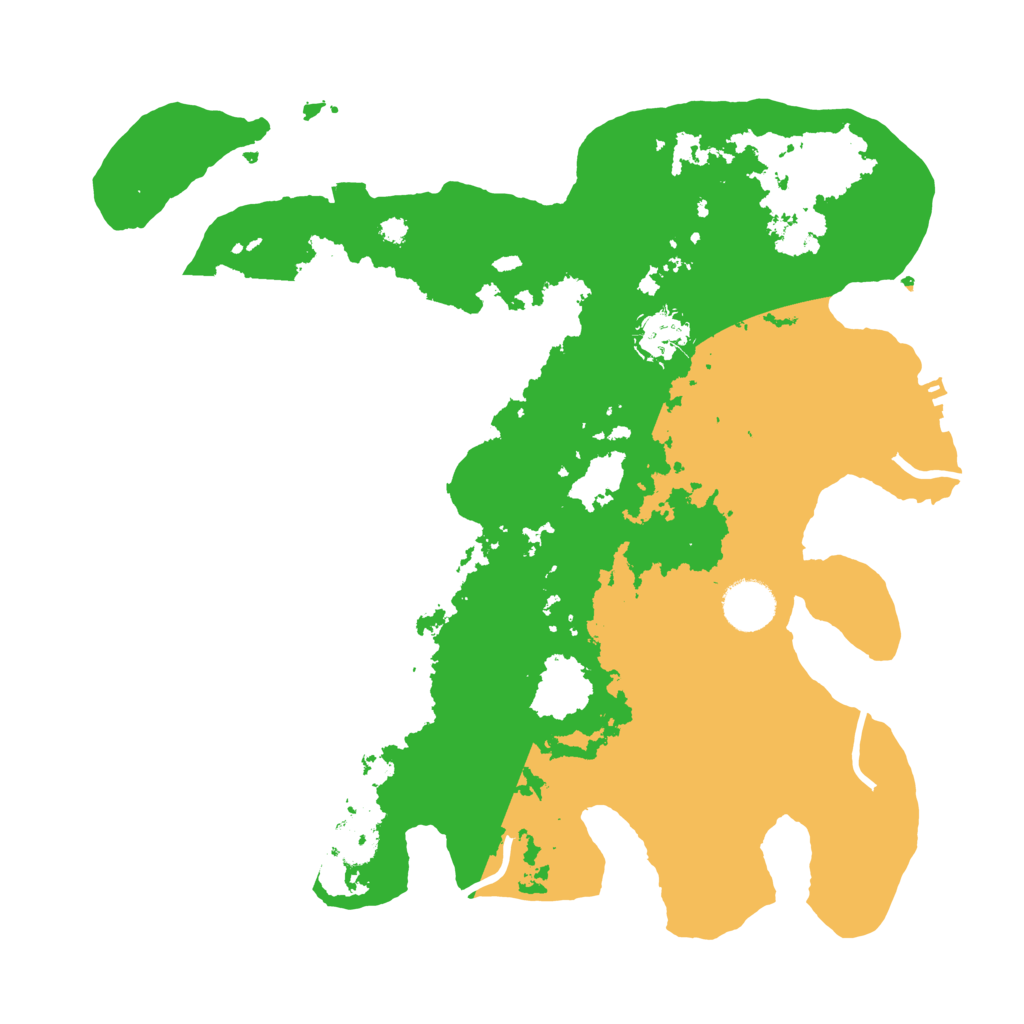 Biome Rust Map: Procedural Map, Size: 3500, Seed: 1626050145