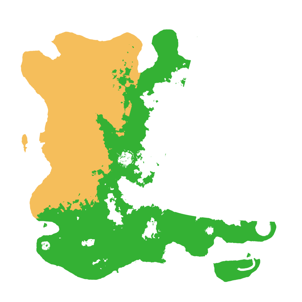 Biome Rust Map: Procedural Map, Size: 3500, Seed: 21209