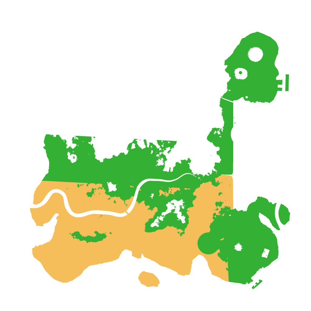 Biome Rust Map: Procedural Map, Size: 3750, Seed: 951071717