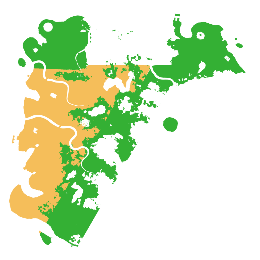 Biome Rust Map: Procedural Map, Size: 5000, Seed: 463452323