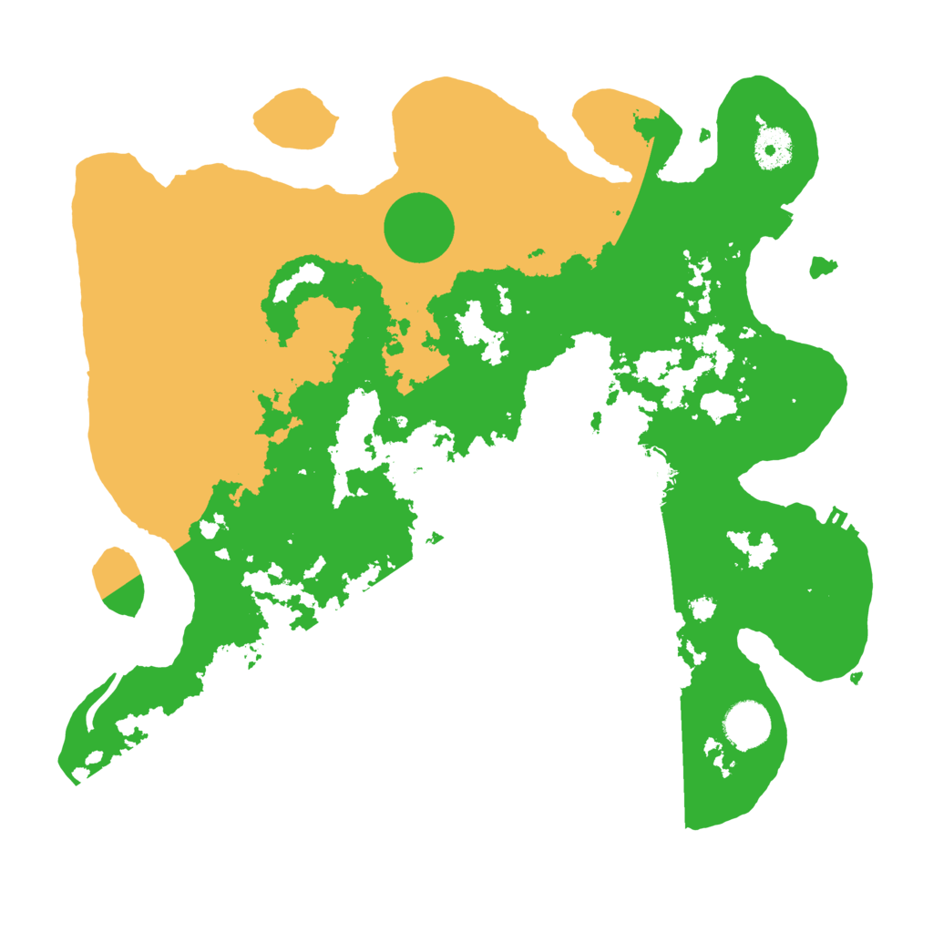 Biome Rust Map: Procedural Map, Size: 3500, Seed: 782345825